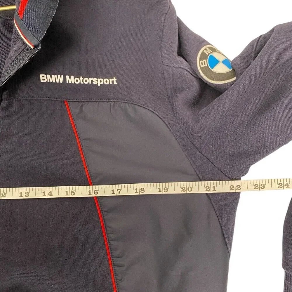 Puma BMW Motorsport‎ Street Woven Jacket  Blue Men Full Zip Size M WP161